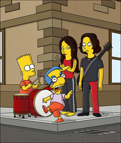 White Stripes con Los Simpsons